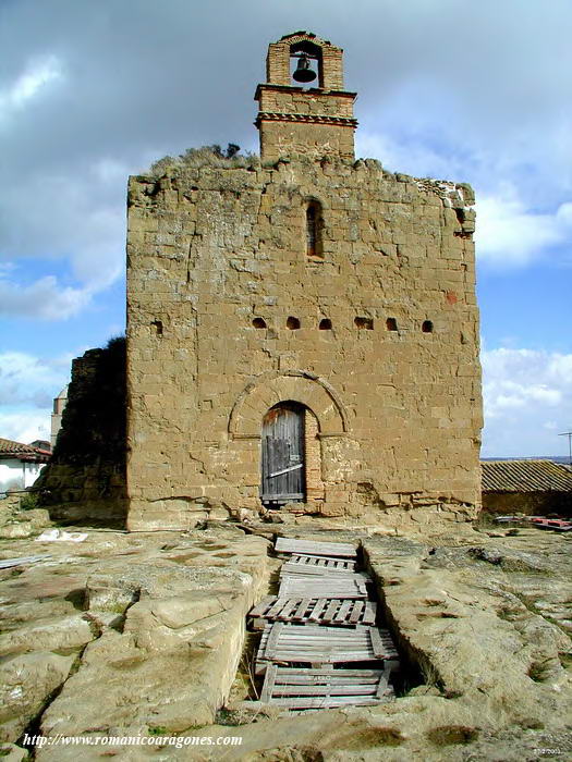HASTIAL DE PONIENTE ANTES DE LA RESTAURACIÓN